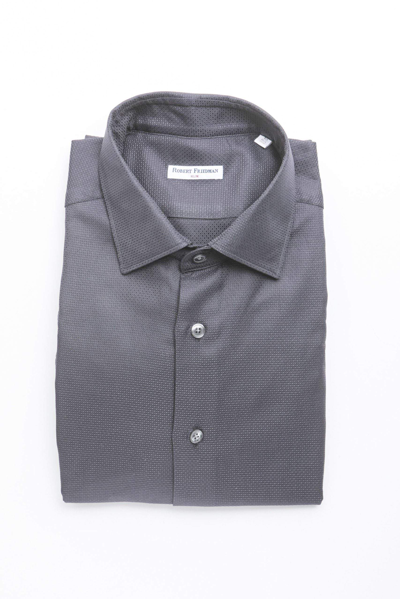 Robert Friedman Blue Cotton Shirt