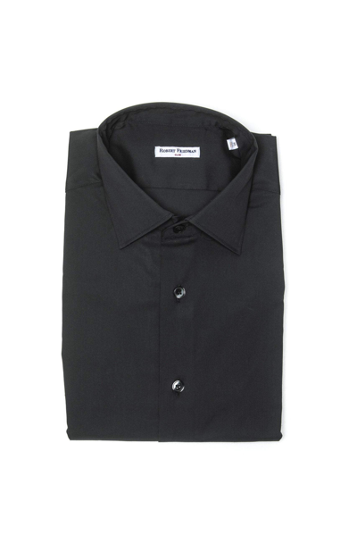 Robert Friedman Grey Cotton Shirt