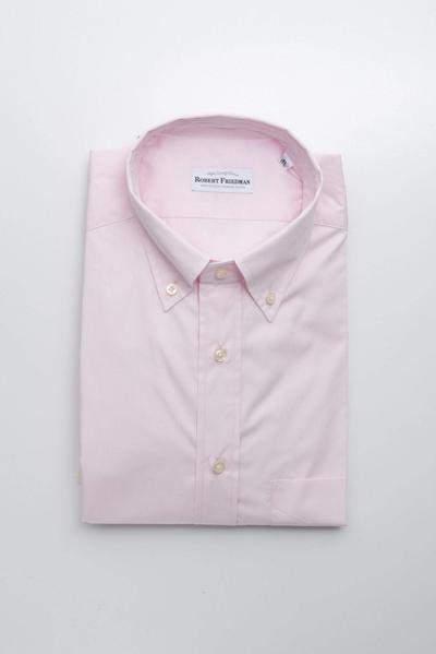 Robert Friedman Pink Cotton Shirt