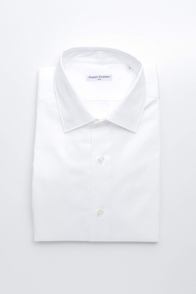 Robert Friedman White Cotton Shirt