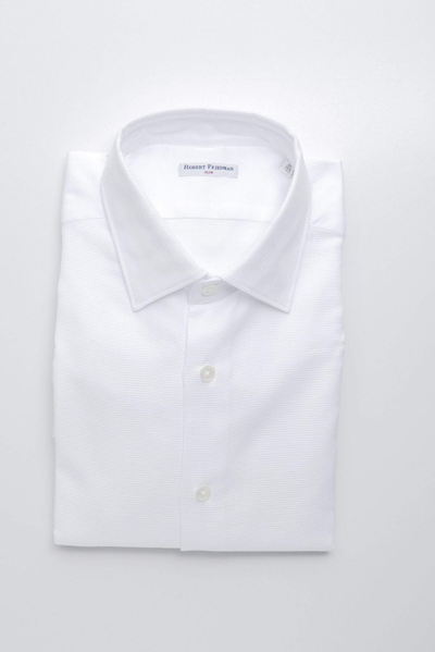 Robert Friedman White Cotton Shirt