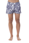 Roberto Cavalli Sport Light Blue Polyester Mens Swimwear In Light-blue