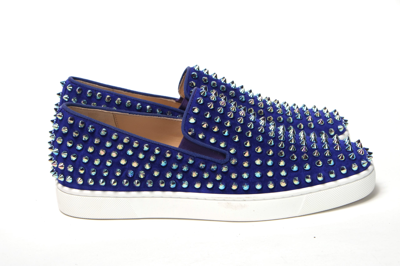 Christian Louboutin Rollerboat Flat Vea Electric Blue Sneaker