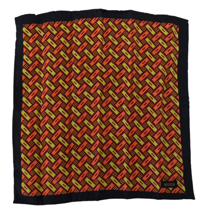 Scotch & Soda Multicolor Silk Square Handkerchief Scarf