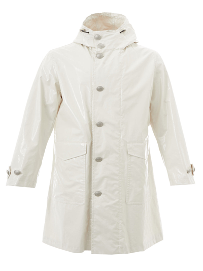 Sealup White Long Raincoat