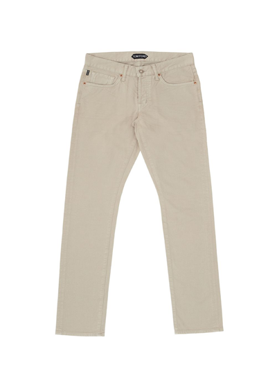 Tom Ford Beige Patch Jeans