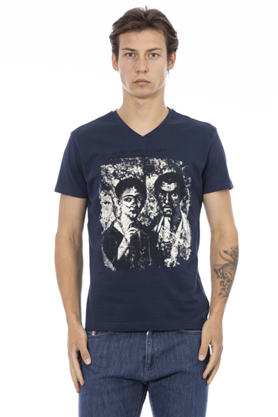 Trussardi Action Blue Cotton T-shirt