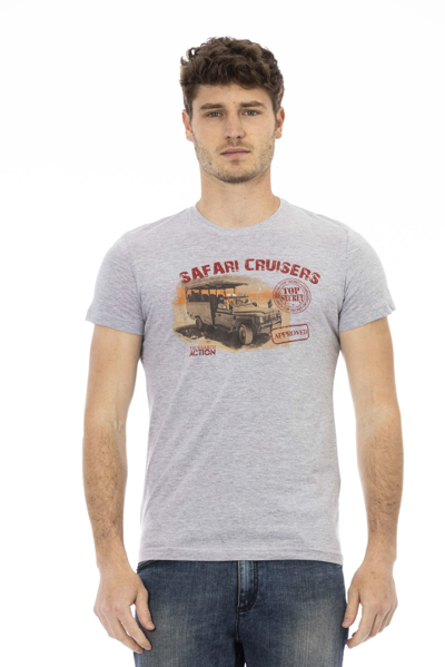 Trussardi Action Gray Cotton T-shirt