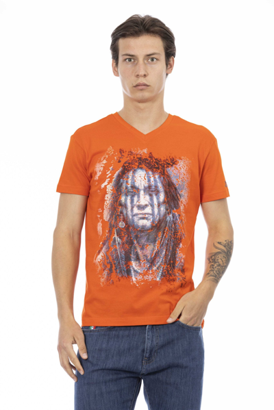 Trussardi Action Orange Cotton T-shirt