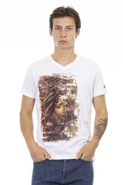 Trussardi Action White Cotton T-shirt