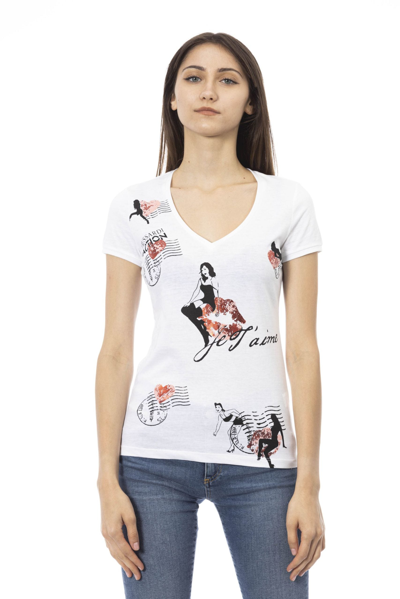 Trussardi Action Cotton Tops & Women's T-shirt In White