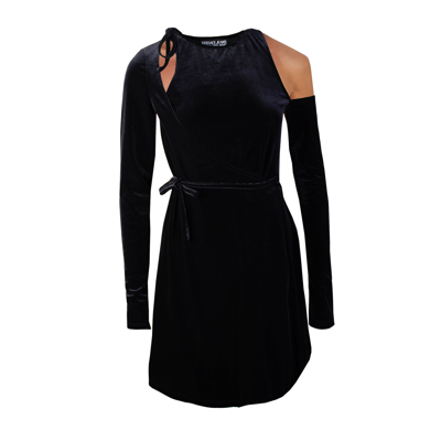 Versace Jeans Black Velvet  Couture Dress