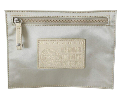 Wayfarer White Zippered Coin Holder Wallet