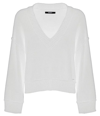 IMPERFECT WHITE POLYESTER SWEATER