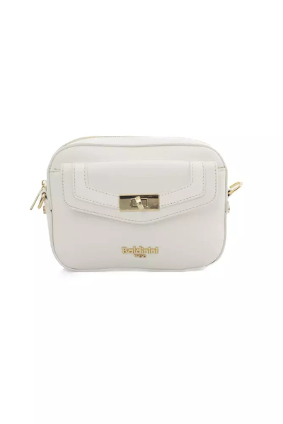 Baldinini Trend White Polyurethane Shoulder Bag