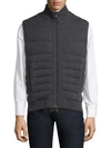 CORNELIANI Quilted Knit Vest