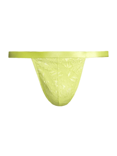 Cosabella Men's Never Italian Thong In Chakra Green