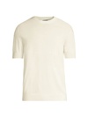 Jil Sander Men's Cotton Crewneck T-shirt In Cloud