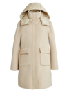 Dawn Levy Women's Bristol Long Wool-blend Down Coat In Almond