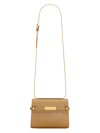 Saint Laurent Women Mini Manhattan Leather Crossbody Bag In Brown