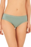 Natori Bliss Cotton Girl Briefs In Mild Mint