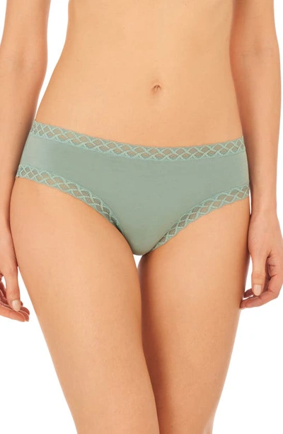 Natori Bliss Cotton Girl Briefs In Succulent