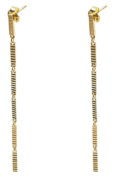 Argento Vivo Linear Drop Earrings In Gold