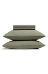 Parachute Linen Sheet Set In Moss