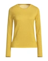 Majestic Filatures Woman Sweater Ocher Size 1 Cashmere In Yellow