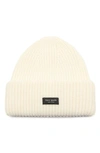 Kate Spade Sam Cuff Beanie In Cream