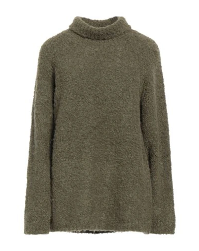 Gauchère Gauchere. Woman Turtleneck Military Green Size 6 Polyester, Alpaca Wool, Virgin Wool, Polyamide In Green