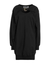 Versace Jeans Couture Black Cut-out Mini Dress In Black