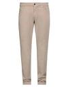 Jeckerson Man Pants Beige Size 40 Cotton, Elastane