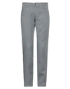 Jeckerson Man Pants Grey Size 42 Cotton, Elastane