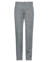 Jeckerson Man Pants Grey Size 40 Cotton, Elastane