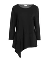 Diana Gallesi Woman T-shirt Black Size 14 Polyester