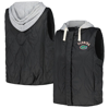 GAMEDAY COUTURE GAMEDAY COUTURE BLACK FLORIDA GATORS HEADLINER FULL-SNAP HOODED PUFFER VEST