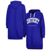 GAMEDAY COUTURE GAMEDAY COUTURE ROYAL KENTUCKY WILDCATS TAKE A KNEE RAGLAN HOODED SWEATSHIRT DRESS