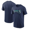 Nike Navy Seattle Mariners Local Team Skyline T-shirt In Blue