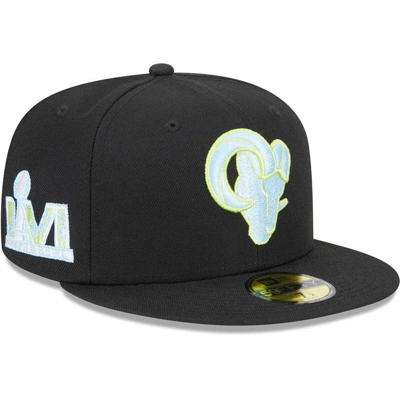 New Era Black Los Angeles Rams Multi 59fifty Fitted Hat