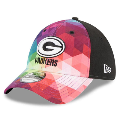 New Era Pink Green Bay Packers 2023 Nfl Crucial Catch 39thirty Flex Hat