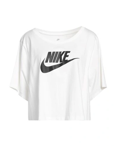 Nike Woman T-shirt White Size 3xl Cotton