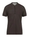 Paolo Pecora Man T-shirt Khaki Size Xl Cotton In Beige