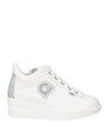 Agile By Rucoline Woman Sneakers White Size 4 Soft Leather