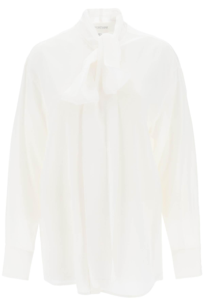 SPORTMAX 'VIVETTA' CREPE DE CHINE BLOUSE