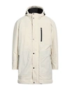 Esemplare Man Coat Cream Size L Polyester In White