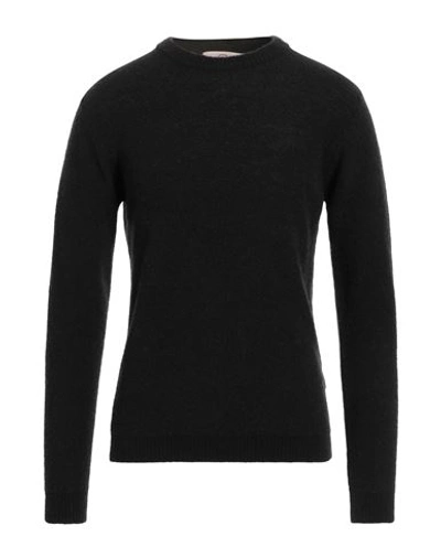 Wool & Co Man Sweater Black Size S Merino Wool, Viscose, Polyamide, Cashmere