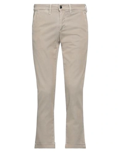 Jeckerson Man Pants Beige Size 34 Cotton, Elastane