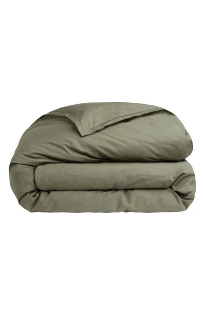Parachute Percale Duvet Cover In Moss