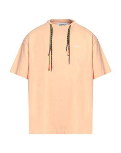 Ambush Man T-shirt Apricot Size M Cotton, Polyester In Orange